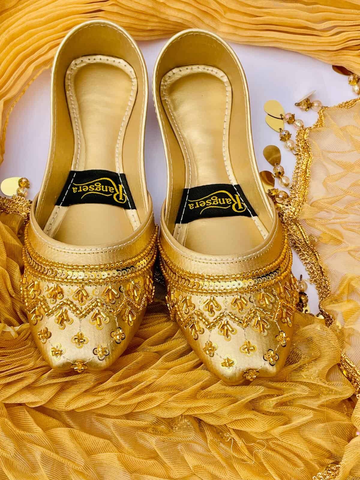 Light Golden Pearl Khussa - Image 1