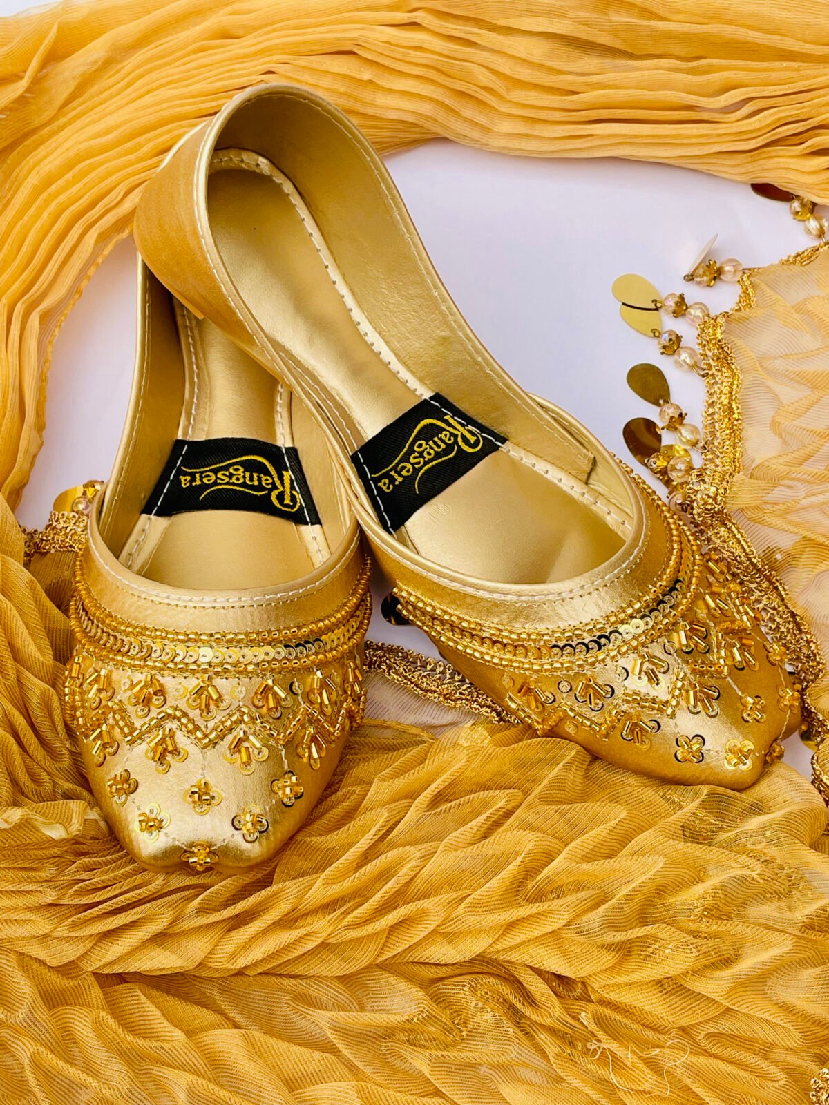 Light Golden Pearl Khussa - Image 5