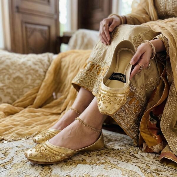 Light Golden Pearl Khussa