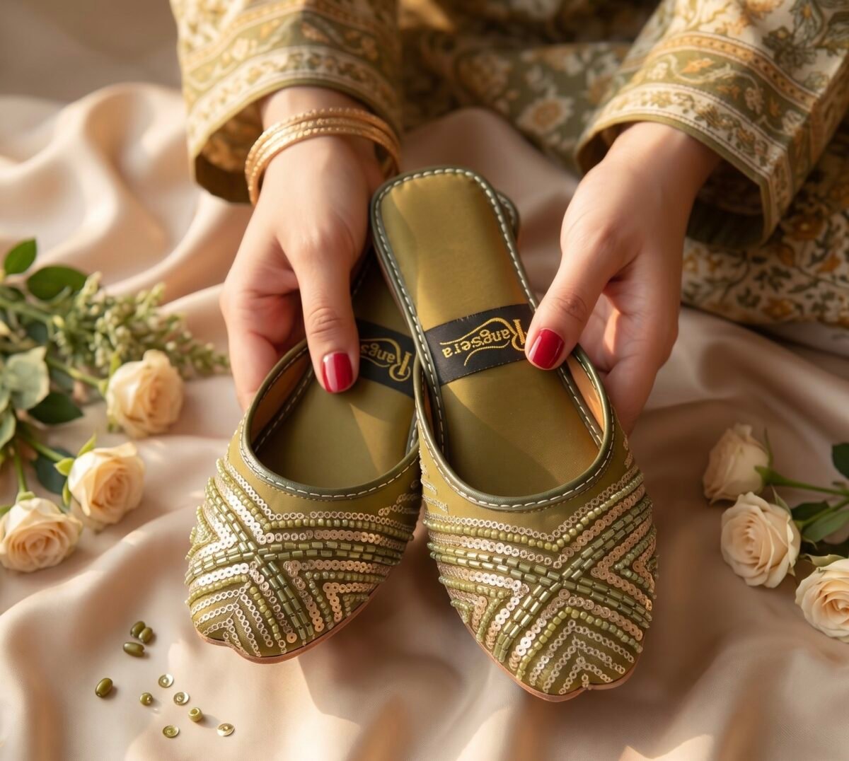 Zarminay (Mehndi Green) - Image 2