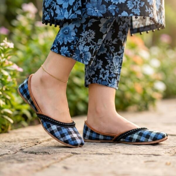 Feroza Check (Royal Blue)