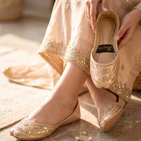 Gulbahar Skin Handmade Khussa for Women