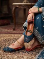 Sitara Noor (Zinc) Handmade Khussa for Women