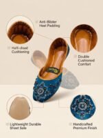 Sitara Noor (Zinc) Handmade Khussa for Women - Image 2